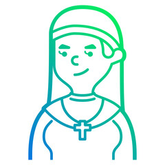 priest line icon