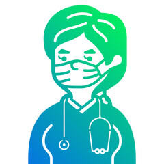 nurse line icon