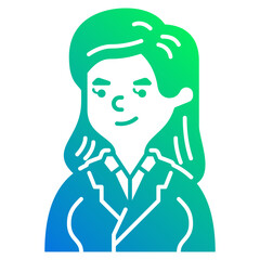 businessman line icon