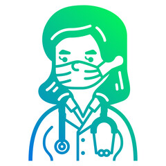 surgeon line icon