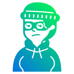 thief line icon