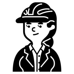 engineer line icon