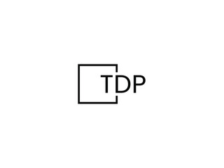 TDP Letter Initial Logo Design Vector Illustration © Rubel