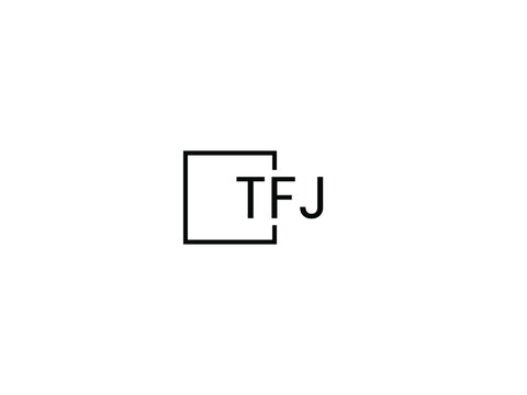 TFJ Letter Initial Logo Design Vector Illustration