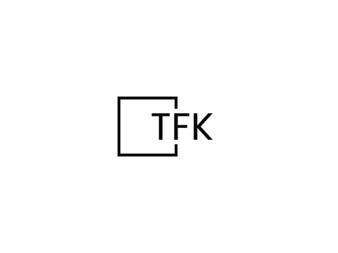 TFK Letter Initial Logo Design Vector Illustration