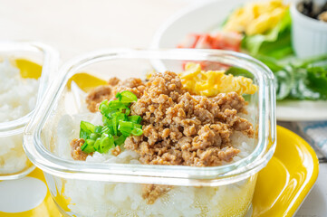 韓国おにぎり　チュモッパ作り