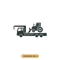 truck icons  symbol vector elements for infographic web