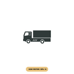 truck icons  symbol vector elements for infographic web