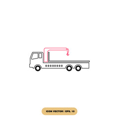 truck icons  symbol vector elements for infographic web