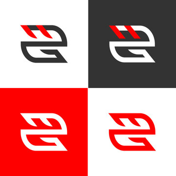 Geometric lettermark  with SFG letter logo design vector, business logo, icon shape logo, stylish logo template