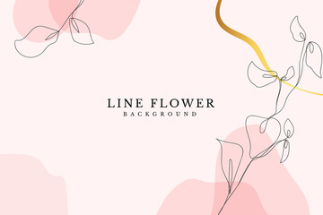 pink floral aesthetic watercolor background