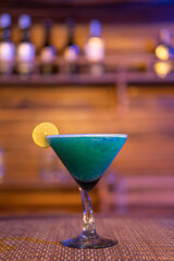 cocktail in the bar