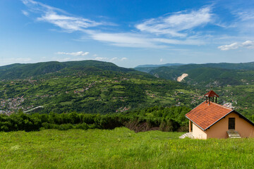 Mountain landscape in Bosnia and Herzegovina