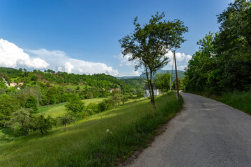 Fototapeta na wymiar Mountain landscape. Balkan mountains. Bosnia and Herzegovina.
