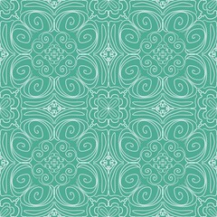 Seamless pattern in ethnic style. Floral Arabian ornament. Traditional ottoman art.  illustration.