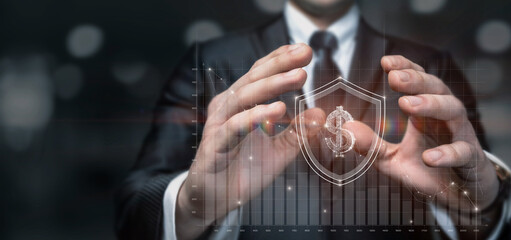 Protection of financial resources during the crisis and the fall of the market.