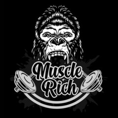 Muscle Rich Illustration