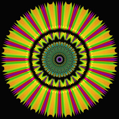 Colorful decorative design ornate ornamental texture details