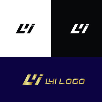 L4I logo or 4l icon, letter, and monogram logo design vector file 
