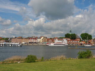 Obraz premium Die Stadt Kappeln an der Schlei