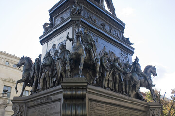 Monument to Frederick the Great (Frederick II of Prussia) at Unter den Linden in Berlin