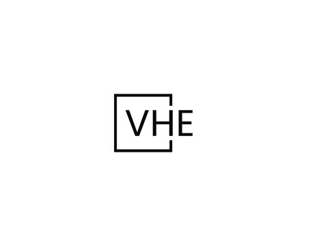 VHE letter initial logo design vector illustration