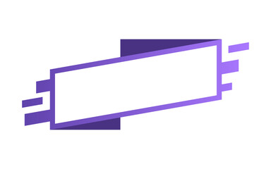 gradient rectangle sale banner
