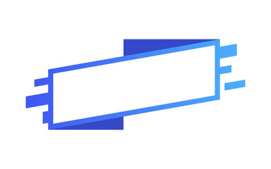 gradient rectangle sale banner
