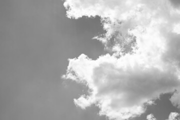 Beautifusky in the morningblue cloudy sky