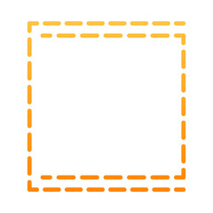 gradient square line frame
