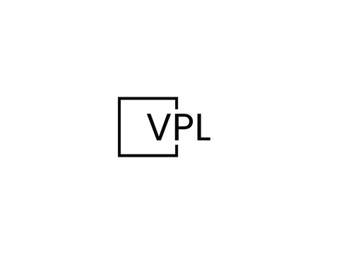 VPL letter initial logo design vector illustration