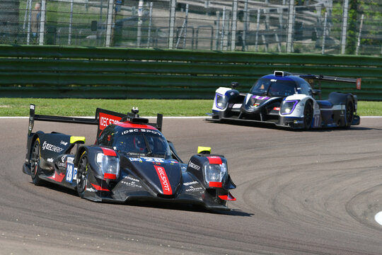 Imola, 12 May 2022: #28 Oreca 07 Gibson of IDEC SPORT Team driven by Lafargue - Pilet in action during Practice of ELMS 4H of Imola in Italy.