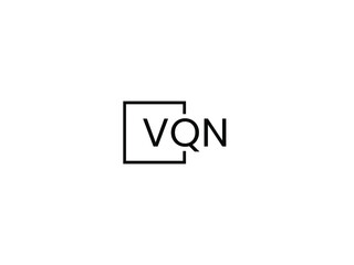 VQN letter initial logo design vector illustration