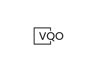 VQO letter initial logo design vector illustration