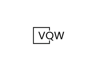 VQW letter initial logo design vector illustration