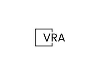 VRA letter initial logo design vector illustration