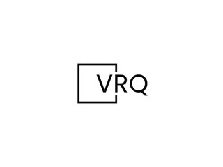 VRQ letter initial logo design vector illustration