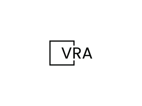 VRA letter initial logo design vector illustration