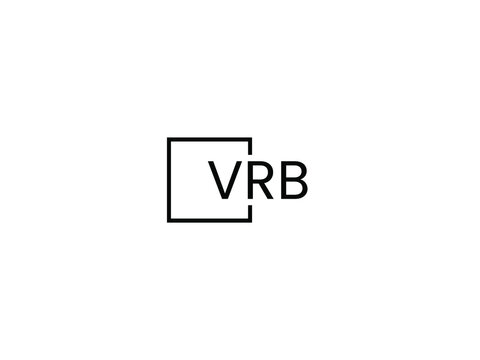 VRB letter initial logo design vector illustration
