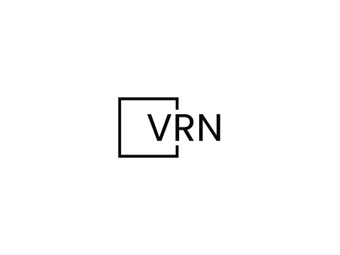VRN letter initial logo design vector illustration