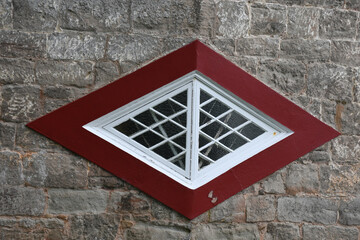 Detail of a window in a Victorian building
