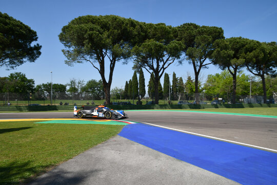 Imola, 12 May 2022: #65 Oreca 07 Gibson of PANIS RACING Team driven by Canal - Van Uitert in action during Practice of ELMS 4H of Imola in Italy.