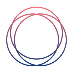 gradient circle frame
