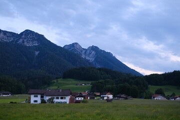 Fototapeta na wymiar German alps Bavaria Inzell 