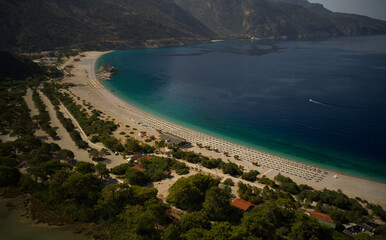 Fototapeta premium Aerial View Of Oludeniz, Fethiye, Mugla, Turkey.