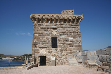 Tower in Bodrum Castle, Mugla, Turkey