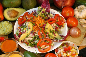 Ensalada al estilo mejicano
