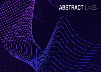 fondo lineal abstracto morado con patrones de lineas elegantefondo futurista de tecnología