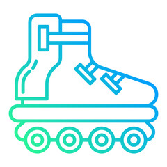 skate icon on transparent background