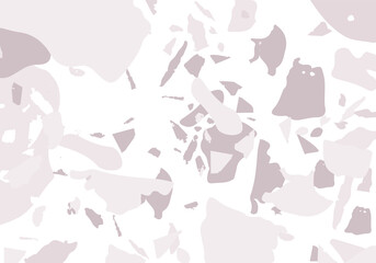 Terrazzo modern abstract template. Grey texture